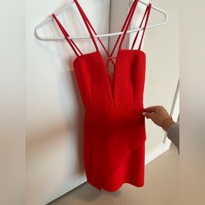 Red night dress